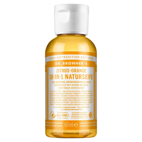 Dr. Bronner’s 18-IN-1 NATURSEIFE – Outdoor Seife 1