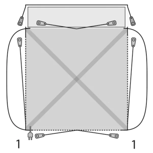 Outwell BREMBURG AIR – Busvorzelt 11
